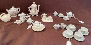 lot 751 image: Miniature Ceramic Tea sets