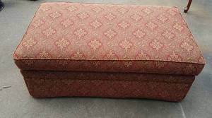 lot 601 image: Upholstered Ottoman