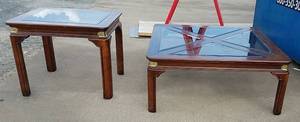 lot 603 image: Matching Coffee Table and End Table