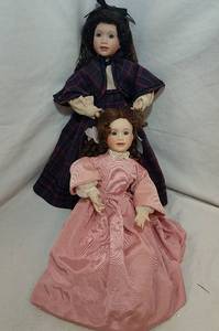 lot 656 image: Wendy Lawton Porcelain Dolls