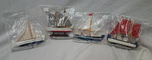 lot 682 image: 4 Sailboat Windchimes