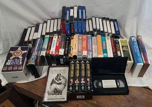 lot 707 image: VHS tapes