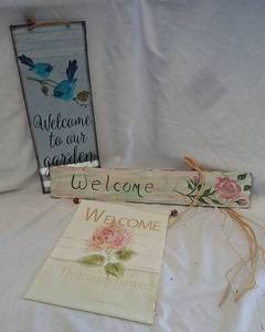 lot 770 image: Welcome Dcor