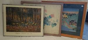 lot 788 image: Wall art in need of TLC
