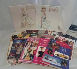 lot 800 image: Barbie calenders, collector calatogs and magazines