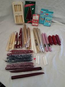 lot 813 image: Taper and household candles