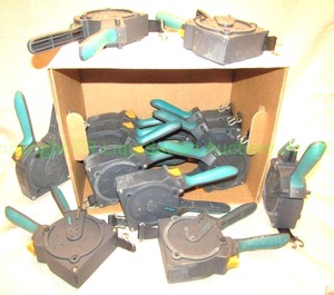 lot 15 image: Wolfcraft Ratcheting Band Clamps, 14 total