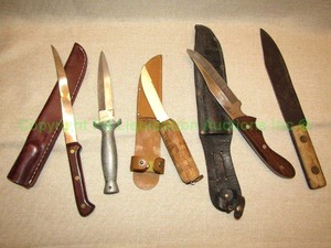 lot 19 image: Santa Fe triplex stainless steel knife and others as shown