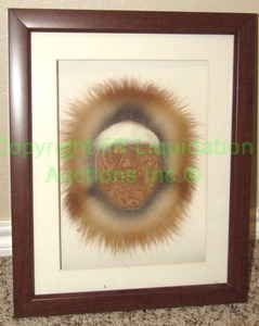 lot 79 image: Framed Mink fur