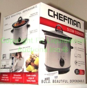 lot 101 image: Chefman slow cooker