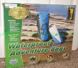 lot 127 image: Lewis & Clark waterproof adventure bags backpack set