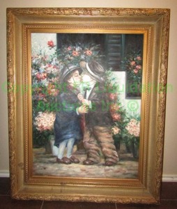 lot 133 image: Framed original oil painting, approx. 32 x 48