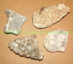 lot 230 image: Quartz crystal cluster stones