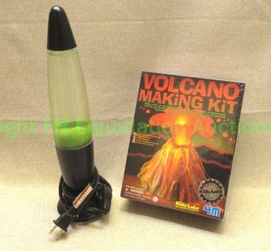 lot 52 image: Kidz Labs Volcano making kit and lava lamp
