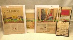 lot 76 image: Vintage firearms advertisements