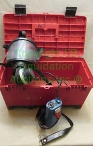 lot 104 image: Protech commercial respirator model 3601 with accessories