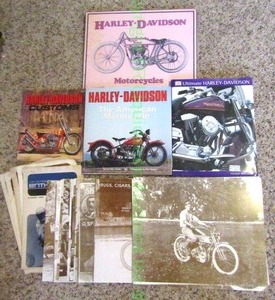 lot 307 image: Harley Davidson books and prints