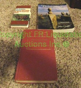 lot 150 image: The American Constitution, The Philosphers way, and Audobon society field guide books