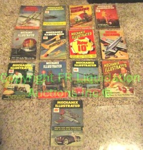 lot 148 image: 1940s Mechanix Illustrated magazines as shown