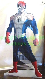 lot 201 image: Spider man life size cardboard display figure