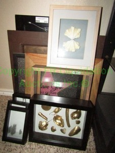 lot 203 image: Assorted picture frames as shown