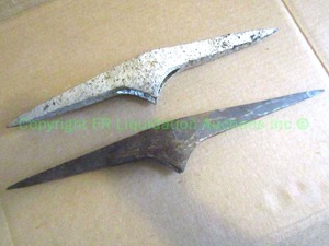 lot 259 image: Antique miners pick axe heads