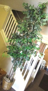 lot 134 image: Artificial tree as shown, approx. 8ft tall