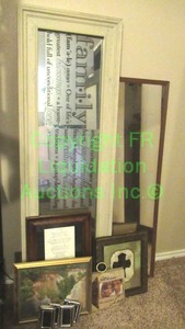 lot 183 image: Assorted picture frames, framed prints and mirrors