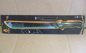 lot 186 image: Gerber gator machete with high carbon steel blade and sheath, in unopened blister pack