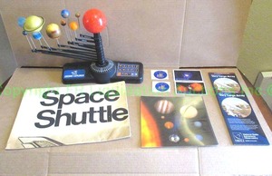lot 245 image: NASA Space shuttle poster, Solar system model and other space theme items