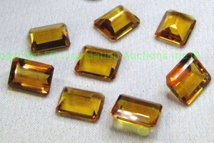 lot 320 image: Citrine gem stone 8 total