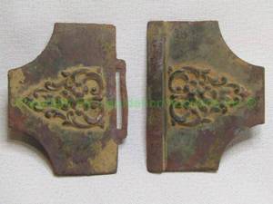 lot 27 image: Antique belt buckle, possibly early to mid 1800s