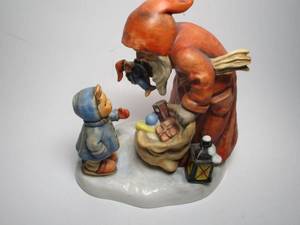 lot 30 image: 1996 Goebel Hummel, Germany, Nikolaustag St. Nicholas Day, Limited Edition No. 19438 of 20,000