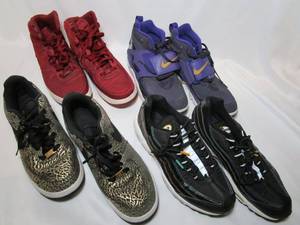 lot 49 image: 4 Pairs Nike Air, Air Force 1, gently used, Tag numbers in Pictures