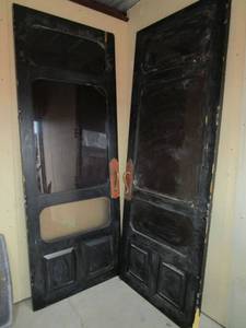 lot 62 image: HUGE matching Antique Doors. Very heavy