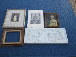 lot 71 image: Pictures, paintings and frames