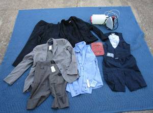 lot 121 image: Womens dress clothes and steamer