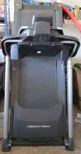lot 143 image: Pro Form 905 CST Pro shox Treadmill with magnetic key, WORKING