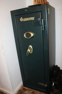 lot 5 image: Sentry Gun Safe with Programable Combination Lock, Verified by ETL Semko 1400 F Fire Resistant for 30 min.