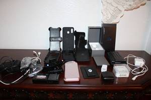 lot 82 image: Phone Accessories Otter Boxes, Chargers, Wireless Chargers