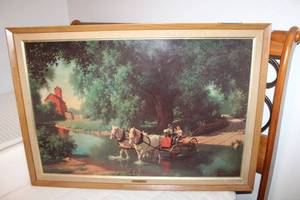 lot 71 image: Vintage Print The Big Moment by P. Detlefsen