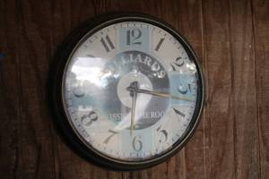 lot 210 image: OutdoorGame Room Clock by Sterling & Noble