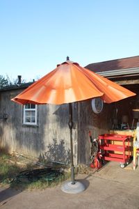 lot 190 image: Patio Umbrella with Stand