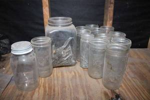 lot 308 image: Ball Glass Jars