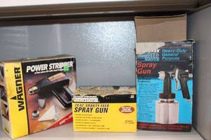 lot 287 image: Wagner Power Stripper, Paint Spray Gun, and Craftsman Spray Gun