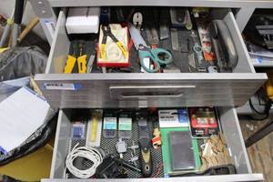 lot 223 image: 2 Drawers of Tools Fuses and Misc. Tools