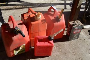 lot 347 image: Gas Cans Plus Red Armour Fuel and Oil Mix