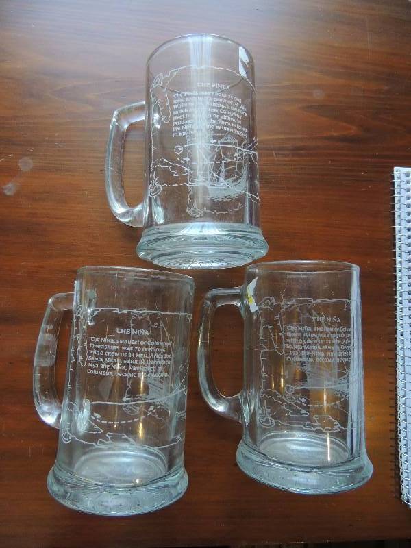 lot 4 image: Goblets glass Columbus The Nia ...