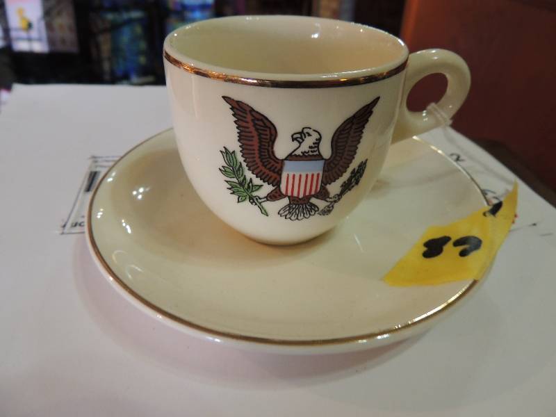 lot 68 image: L.B.J. 36th Presidential Cup and sa...