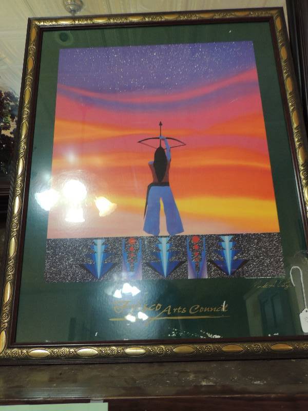 lot 127 image: Frisco Art Counsel  Taos Archer  by  Mark A Ortiz 1997